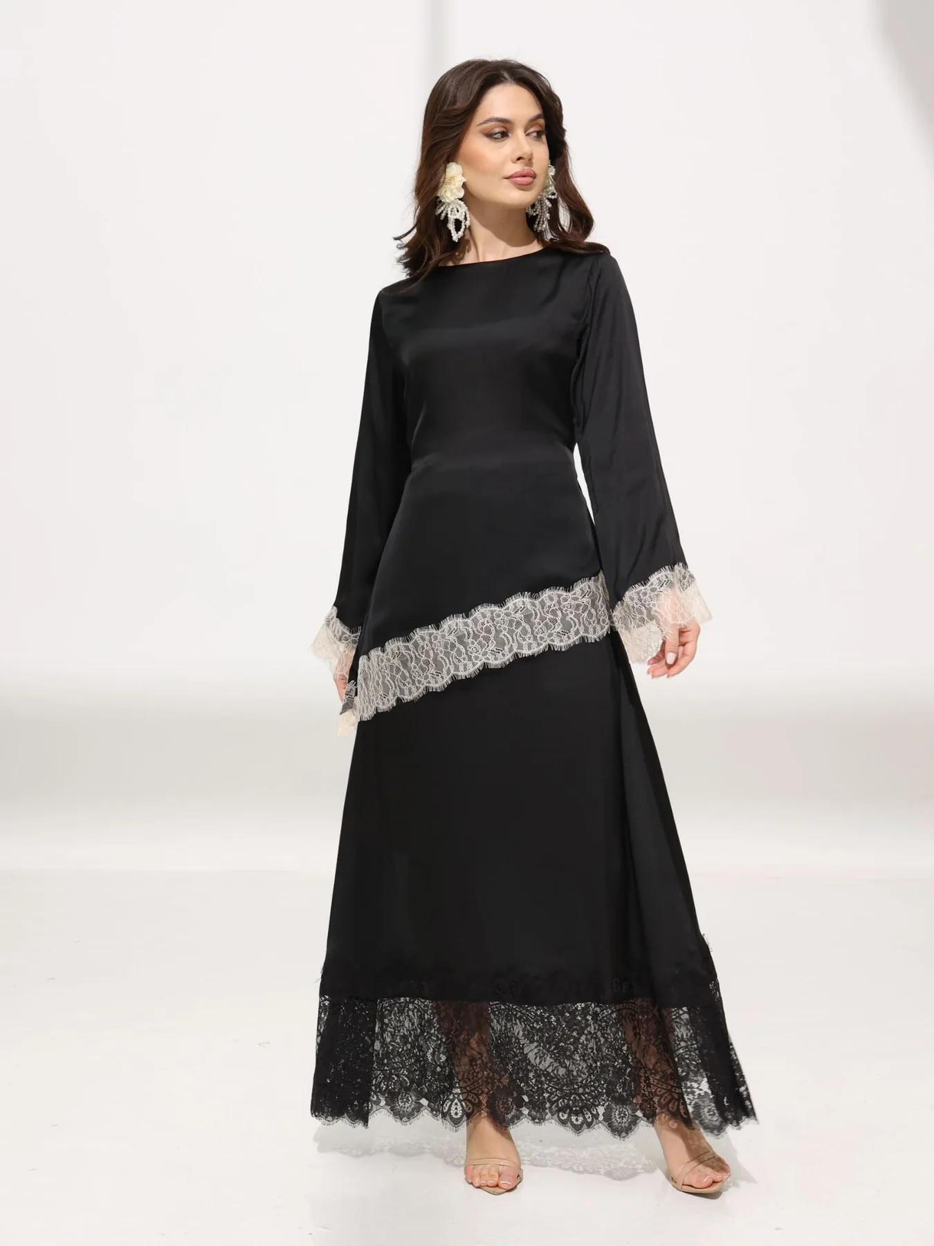 Black Lace Skirt