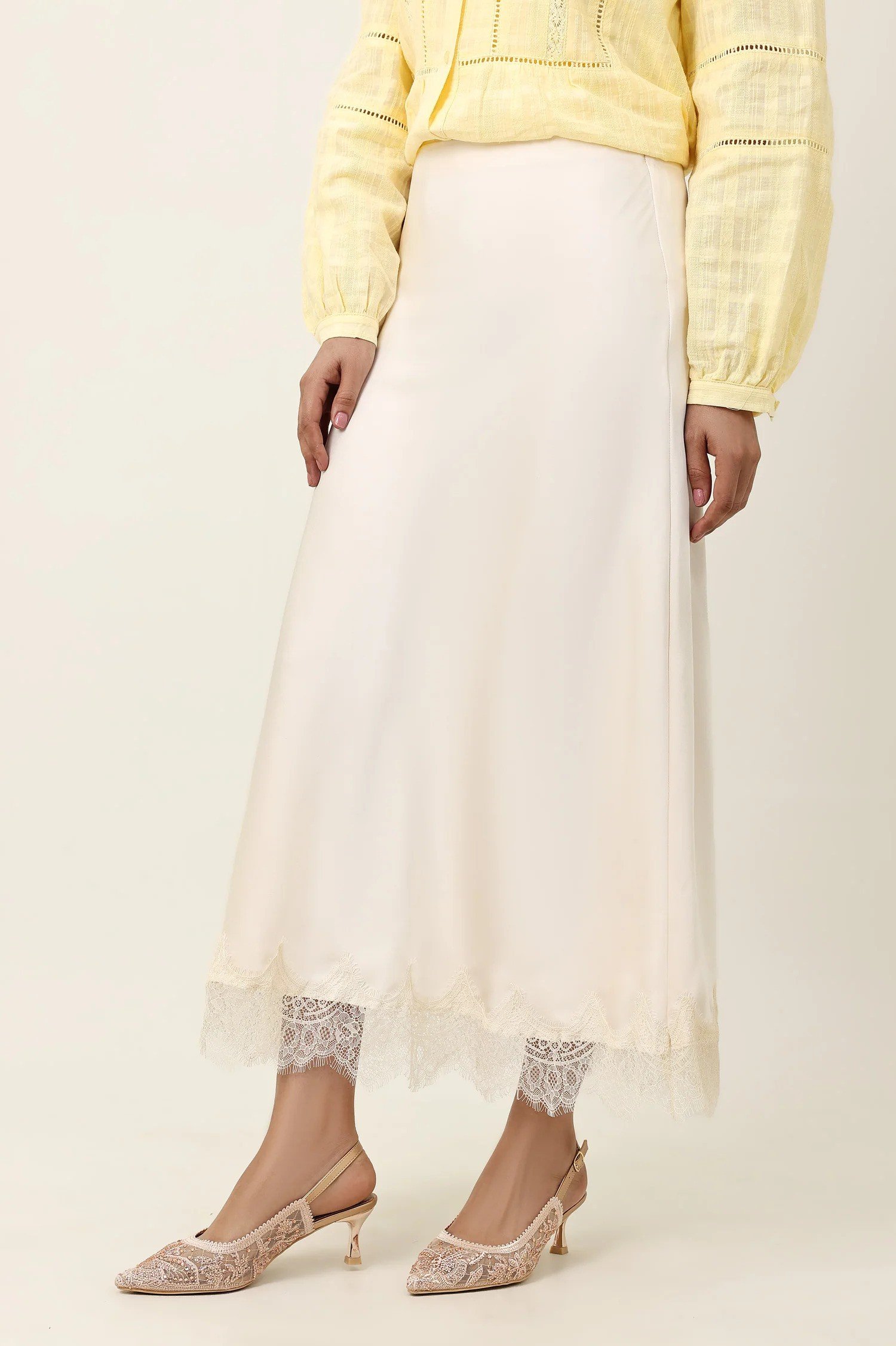 Amora Beige Skirt